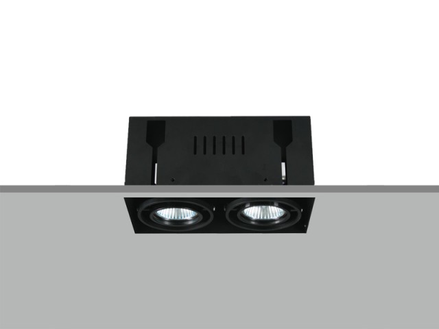 TE FH2788 2x7W Trim-less Square Recessed LED Downlight