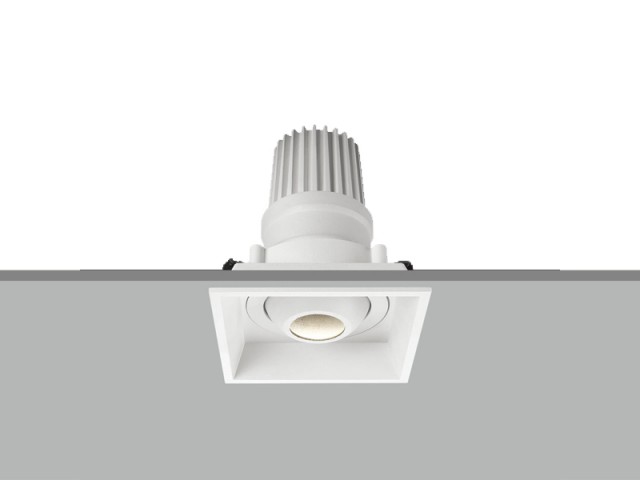 TE VN2928 7W Adjustable Tilt Angle Square Recessed Downlight