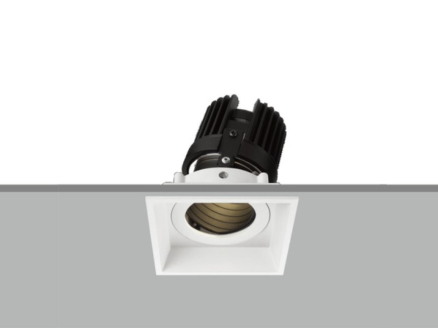 TE VN3558 10W 可調角度方型嵌入式 LED 筒燈      