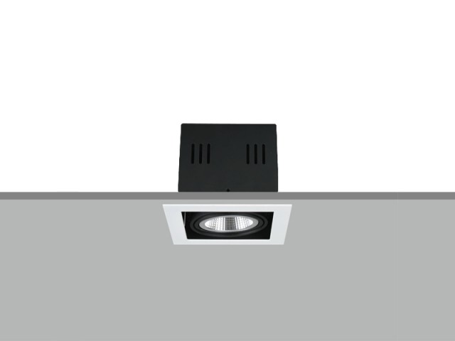 TE FR2298 10W Square Recessed LED Downlight         