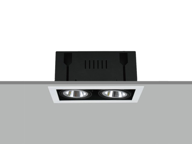 TE FR2358 2x 0W 方型嵌入式 LED 筒燈 TE FR2358 2x 0W 方型嵌入式 LED 筒燈