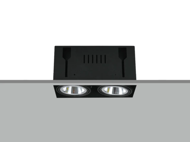 TE FH2108 2x10W Trim-less Square Recessed LED Downlight TE FH2108 2x10W Trim-less Square Recessed LED Downlight