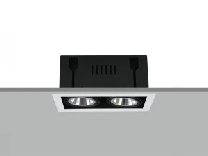 TE FR2358 2x 0W 方型嵌入式 LED 筒燈